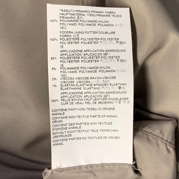 MAISON MARGIELA Size S Blue Grey Contrast Trim Satin Bomber Jacket - Picture 13 of 13